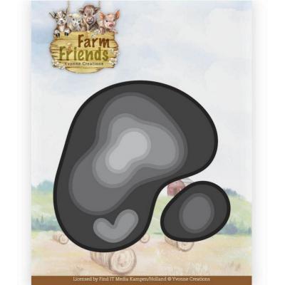 Find It Trading Yvonne Creations Farm Friends - Cow Spots